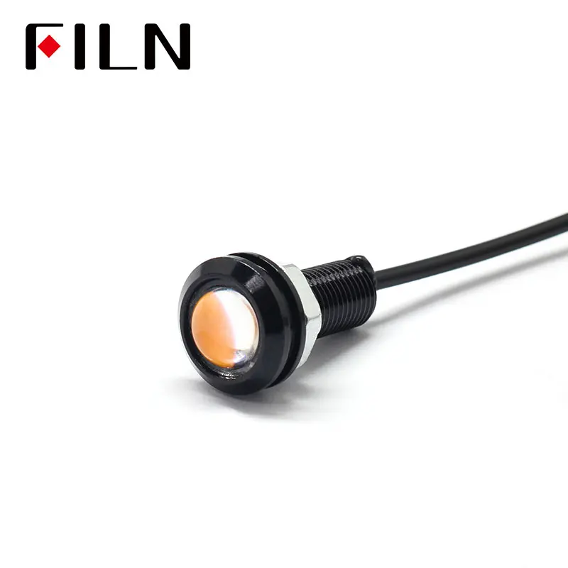 Car LED Bulb COB Turn Signal Fog Daytime Running Light DRL 12V HeadLight Reverse Light Parking Auto Lamp 18MM 1.5W Super Bright