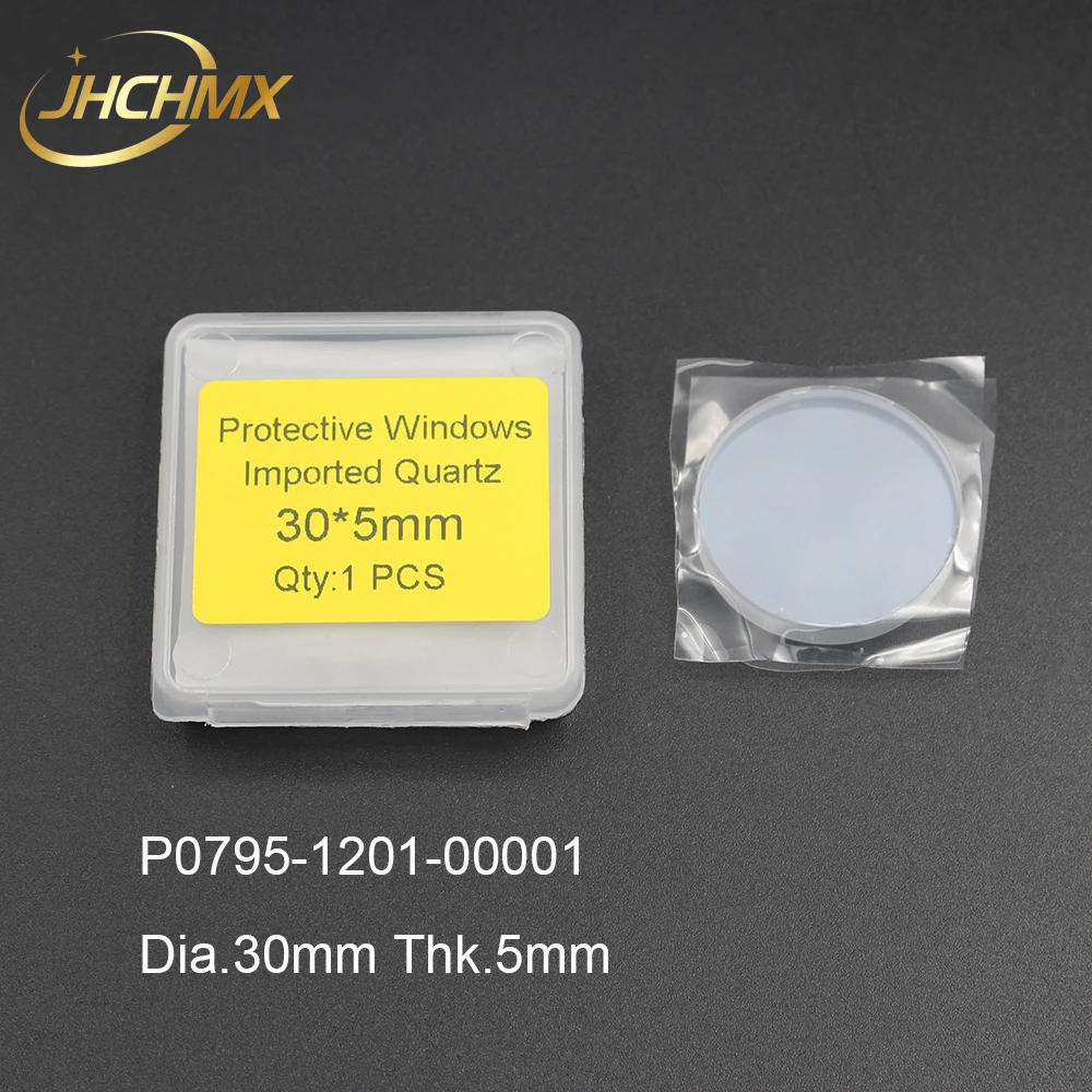 JHCHMX WSX Precitec Laser Protection Lens Mirrors Protective Windows 30*5mm P0795-1201-00001 High Quality For Fiber Laser Head