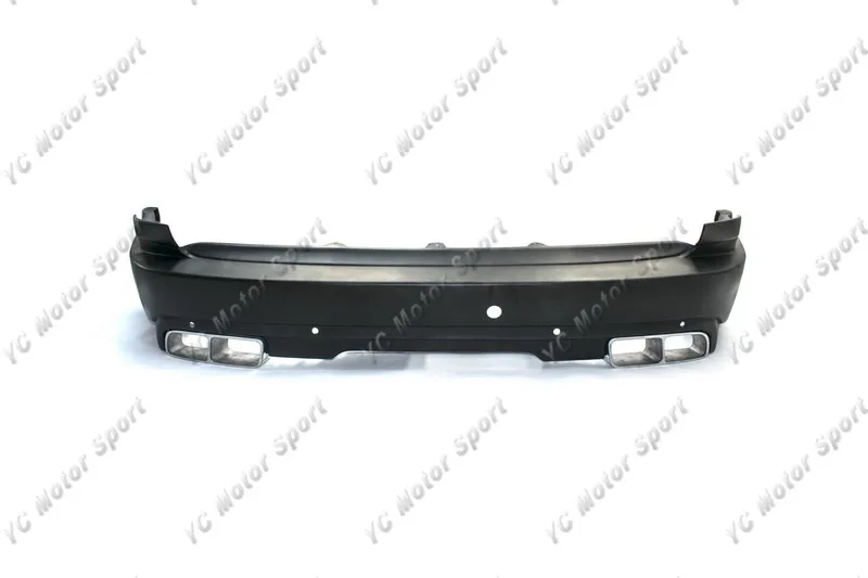 

FRP Fiber Glass Rear Bumper with Muffler Tip Fit For 2013-2015 Range Rover HSE LM CLR R Style Rear Bumper Cover