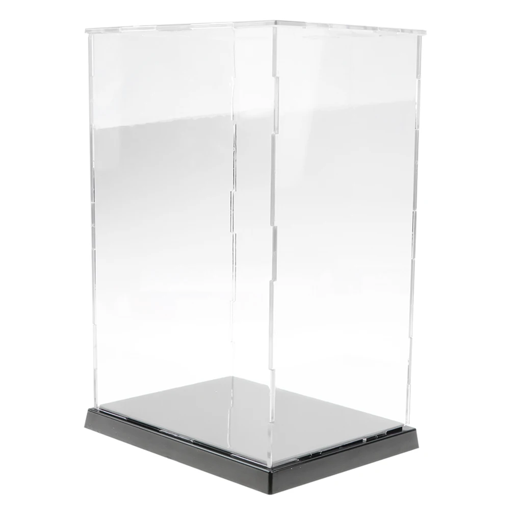 Transparent Acrylic Display Box Dustproof Protector Action Figure Figurines Satue 3D Models Product Samples Display Case