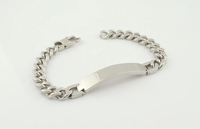 Gokadima 21.5cm, 9mm, Fashion Stainless Steel ID Bracelet Hand Chain Mens Jewellery New Arrivals, Wholesale WB055