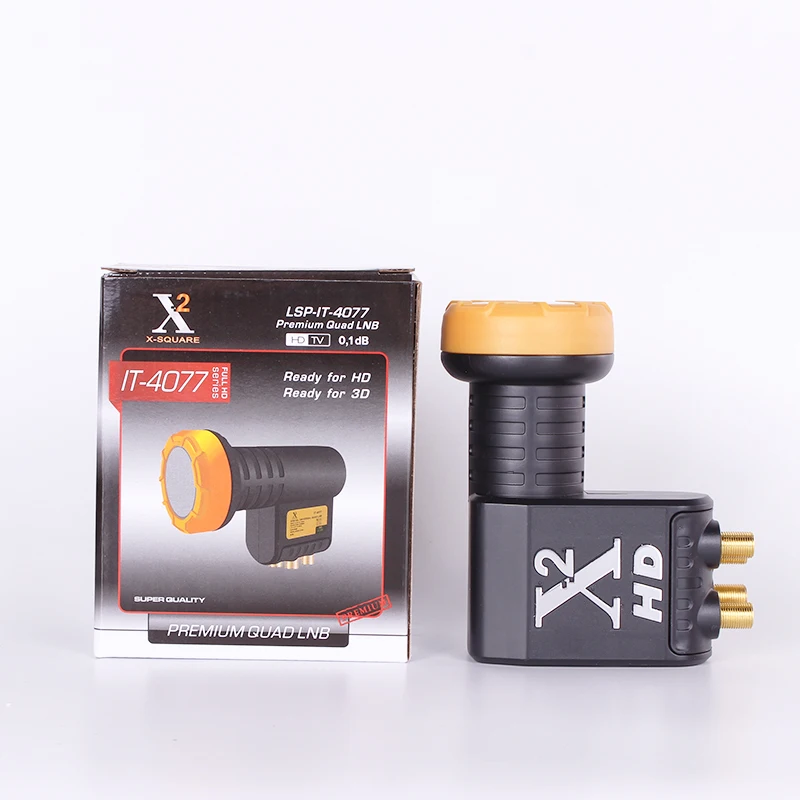 Универсальный спутниковый ресивер LNB X2 LNB, KU-диапазон, 0,5 дБ, подходит для HD/3D Quad LNB