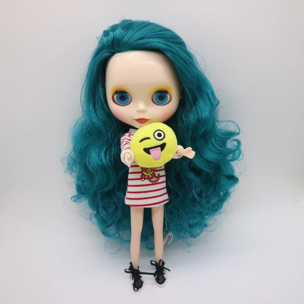 BJD Nude blyth dolls,cute doll  green  hair