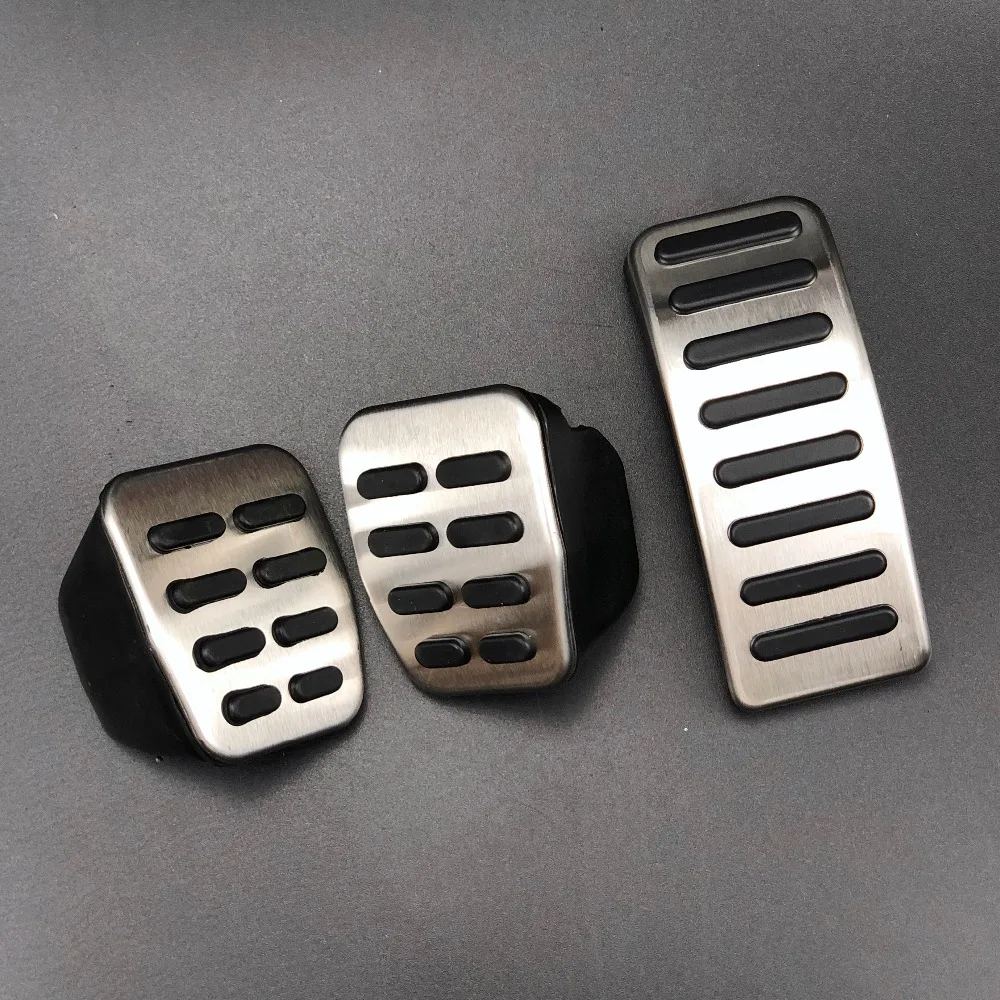 1 Set Stainless Steel Car Gas Brake Pedale Pedals for Audi A1 A2 A3 / S3 ( 8L ) 1995 - 2003 TT + Cabrio 8N Car Parts Accessories