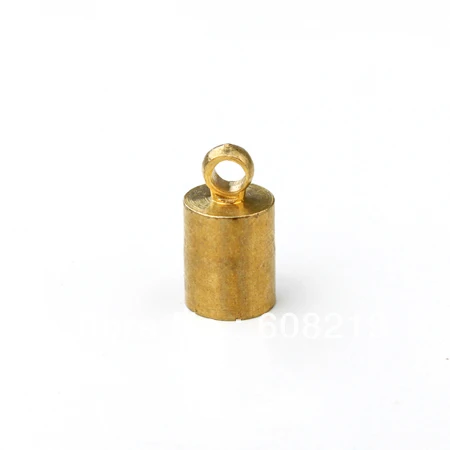 

jewelry finding Metal End caps for laether cord chain end 5.5*10mm