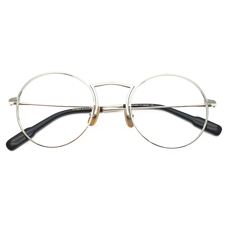 Belight Optical Vintage Round Retro Titanium Women Mens  Fancy Glasses Frames Optical EyeGlasses  Prescription Eyewear 17044