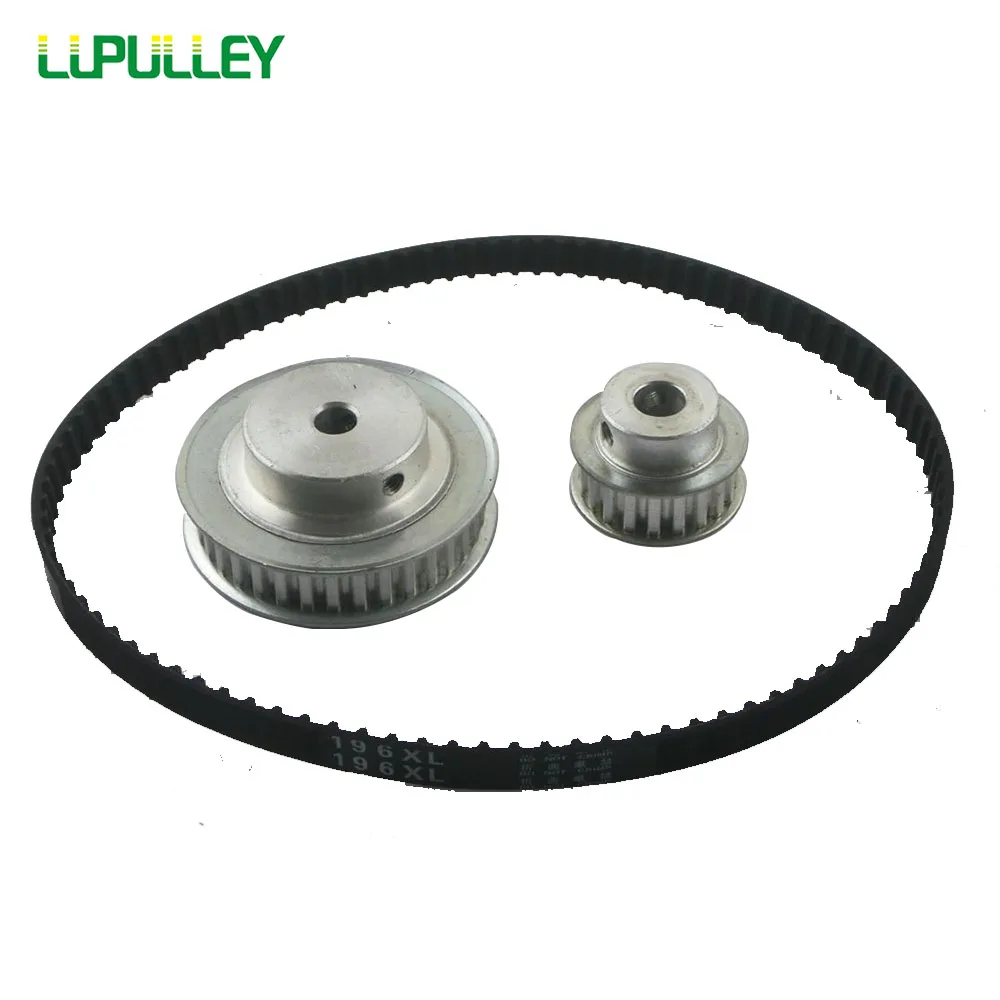 LUPULLEY Timing Belt Pulley XL Reduction 1:6 60T 10T Center Distance 100mm Engraving MachineAccessories - Belt Gear kit 6:1