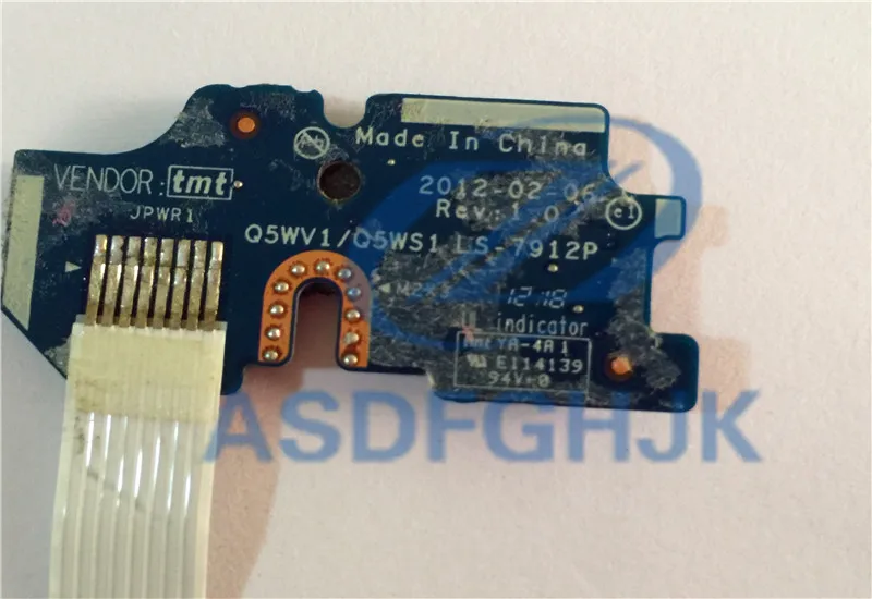 Original For Acer V3-551 V3-551G V3-571 V3-571G power button power board ls-7912p E1-531 E1-571 5750 g NV56R 100% Test ok