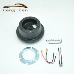 Hb kit adaptador de liberação rápida do volante, conjunto chefe para ford mustang focus