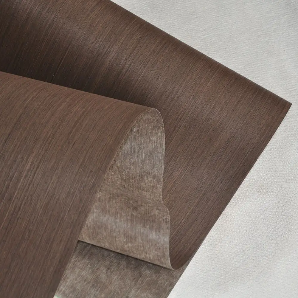 Wenge Engineered Veneer with Fleece Backer