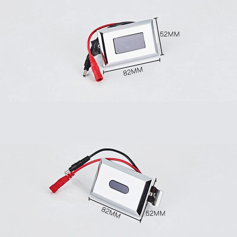 Toilet Concealed Automatic Sensor Urinal Flush Valveceramic Integrated Solenoid Valve Standing Urinal Flusher Panel Accessories