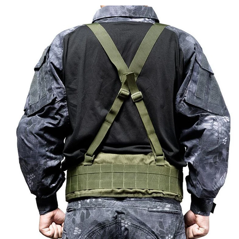Molle Chest Rig Taktische Weste Gear Pack Magazintasche Holster Molle System Männer Nylon Taillenstütze – Detail 9
