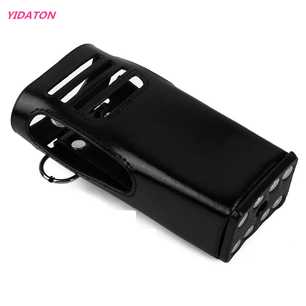 YIDATON New Radio Leather Case Holder for Digital Motorola P8200 GP328D Two Way Radio