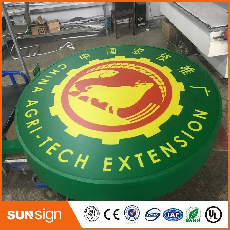 Outdoor doppio facce light box