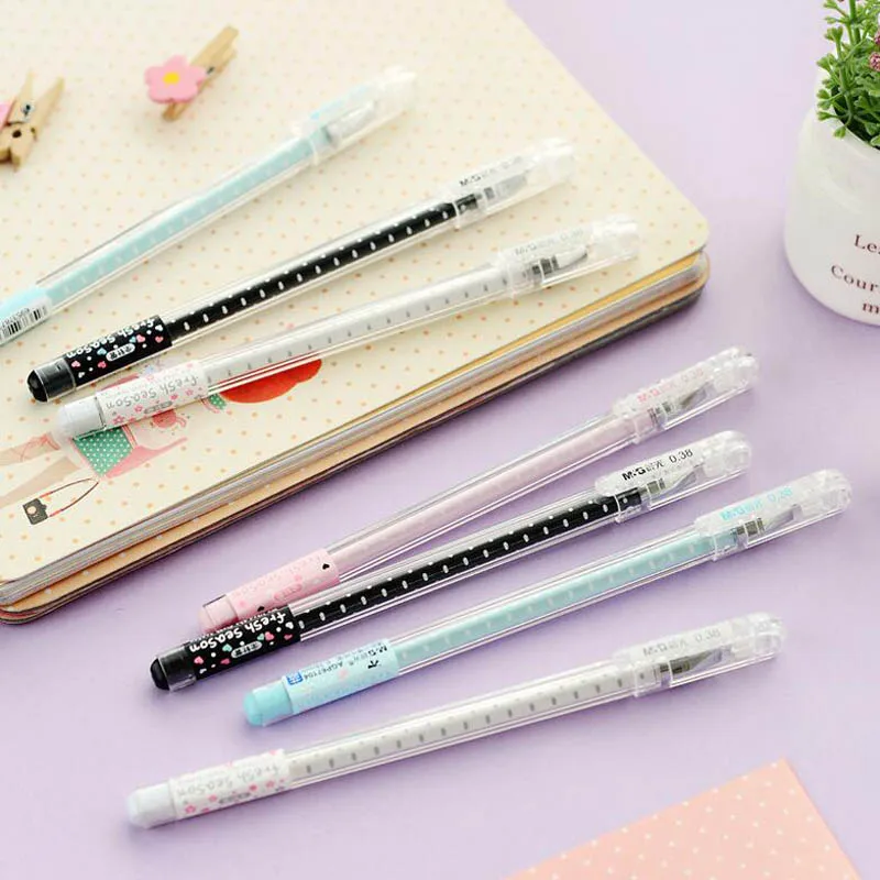 M&G The fresh sweet season AGP67104 neutral pen 0.38mm needle head student pen