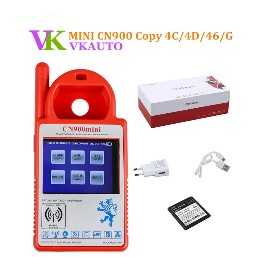 MINI CN900 Auto Transponder Key Programmer With English Arabic Turkish Spanish Portuguese Russian Japanese Language Version