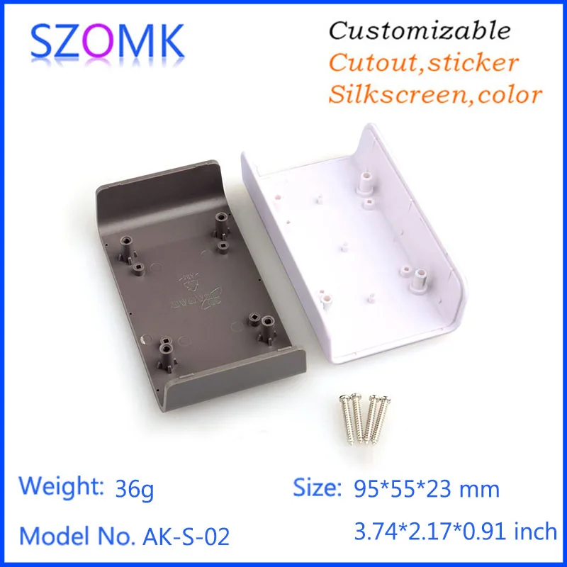 Manufacture szomk Plastic box electronics (1Pcs) 95*55*23mm Diy housing Switch ABS material box portable handheld instrument box