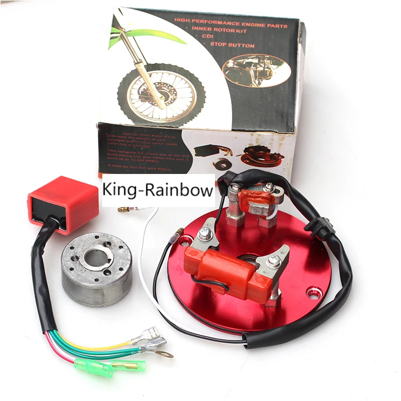 110cc 125cc 140cc off-road motorcycle horizontal engine refit magneto performance generator rotor stator dirt pit monkey bike