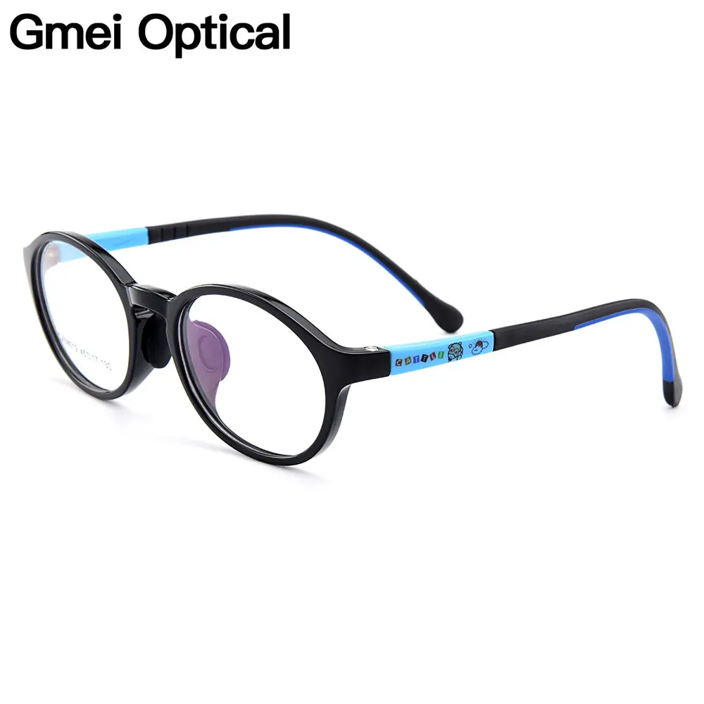 

Gmei Optical New Children's Eyewear Ultra-light Flexible TR90 Silica Gel Comfortable Safe Full Rim Kids Eyeglass Frames CX68012