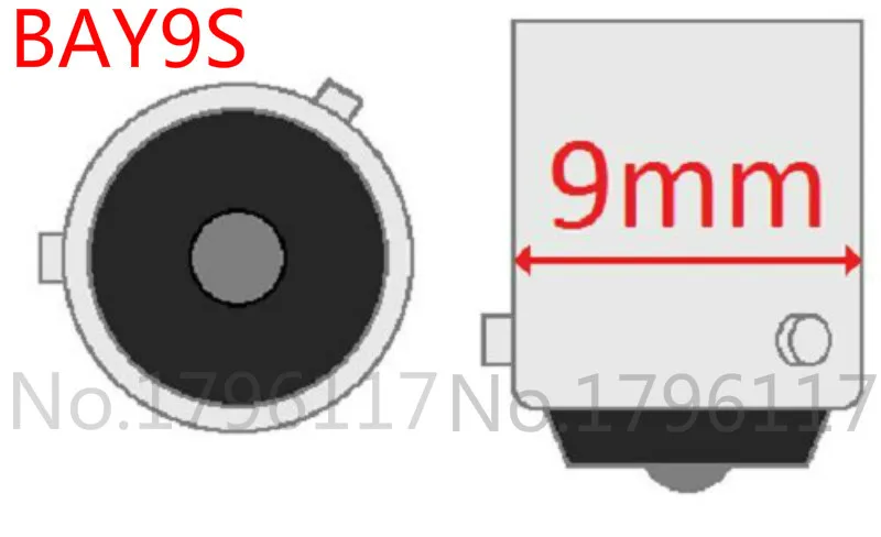 2Pcs/10Pcs BAY9s H21W 12V 21W Faro Dell'automobile Lampadina A Baionetta Alogena Auto Indicatore del Freno Nebbia luce di retromarcia Lampadina 4300K Giallo