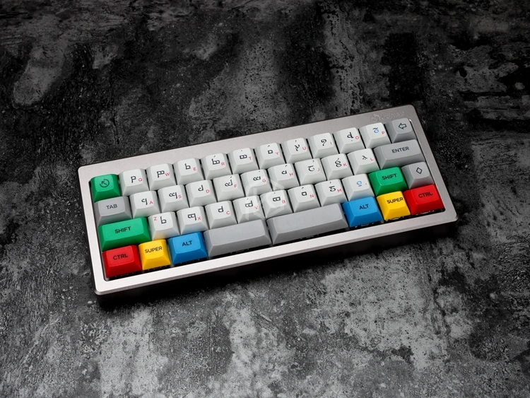 daisy 40% Custom Mechanical Keyboard Kit Supports TKG-TOOLS Underglow RGB led PCB 40% programmed mx alps matias double spacebar