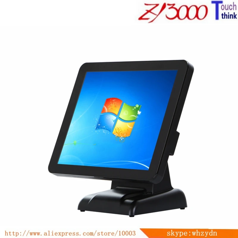 new stock  17 inch J1900 4G Msata 64G all in one capacitance Touch Screen cash register restaurant