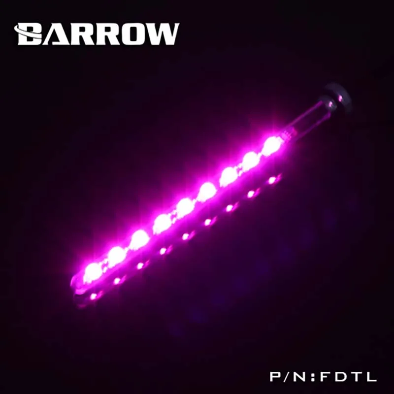 Barrow FDTL Lighting fitting, for Cylinder for Reservoir/Water tank,Controller RGB Color,Quartz Glass LED,for light building