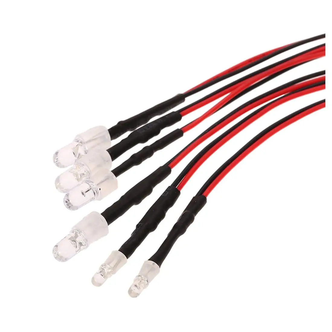 Kit d'éclairage LED pour voiture RC 1/10 1/8 Traxxas HSP SCX10 D90, kit de 6 lumières, 2 blanches, 2 rouges et 2 bleues, nouveau