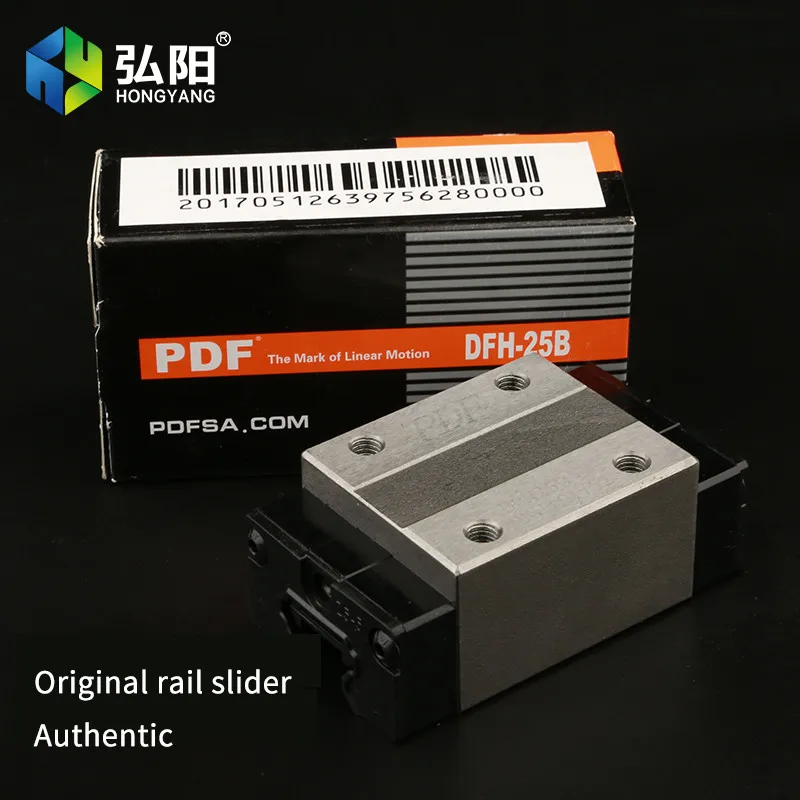 Engraving Machine PDF Linear Guide Slider DFH20B/25B/25A With Flange Slider Linear Bearing Accessories