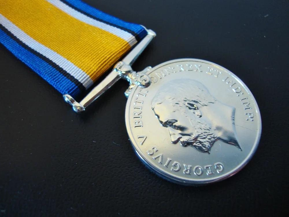 Low price british medals wholesale custom british military medals cheap silver war medal hot sales british medal ribbons