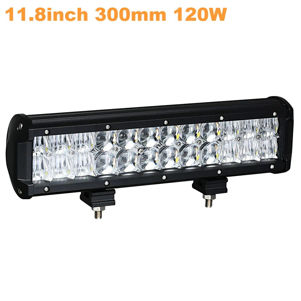 Weketory 4 6.5 9.3 12 17 Inch 30W 60W 90W 120W 180W 5D LED-werklampbalk voor auto Boot Off Road 4WD Truck Auto SUV ATV 12V 24V