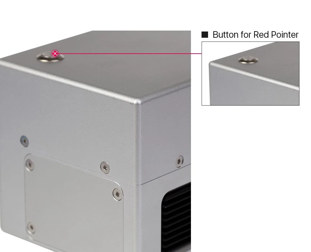 Imagem -06 - Cabeça de Digitalização Galvo a Laser Cabeça de Fibra Laser com Luz Indicadora Dupla Vermelha 1064nm Peças de Máquina de Marcação a Laser com Conjunto de Fonte de Alimentação