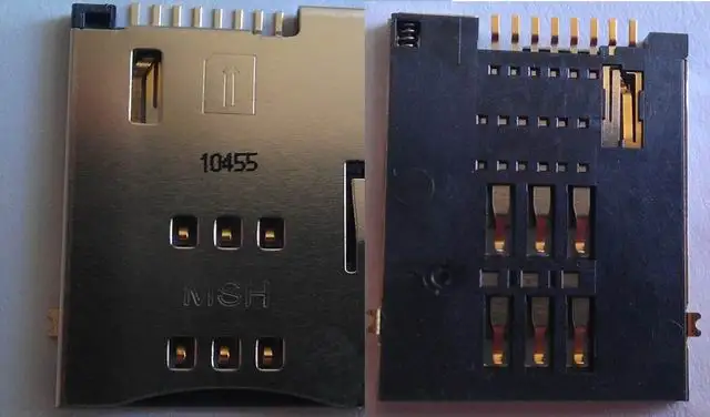 

47553-0001 MOLEX brand original SIM card slot 6 road no anchor point Shenzhen counter spot