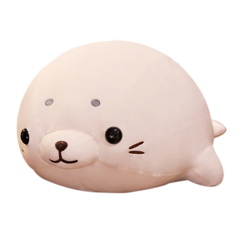 50/60cm Cute Soft Animal Sea Lion Doll Baby Sleeping Pillow Cartoon Marine Animals Seal Plush Stuffed Toy Kids Girls Lovely Gift