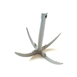 Outdoor Sporting Wilderness Survival Carabiner Grappling Folding Three Paws Hook Ice Rock Mountain Climbing Tool