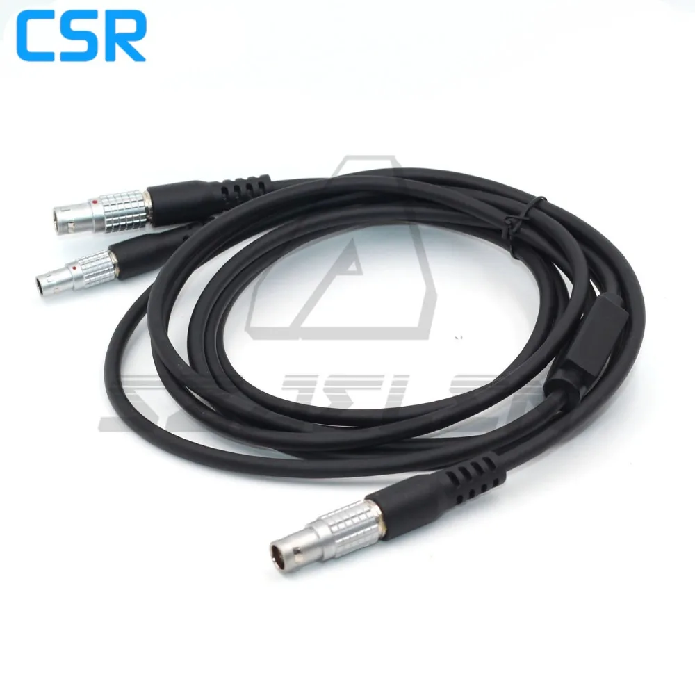 8 دبوس إلى 1b 5 Pin و 0B 5 Pin لكابل الطاقة من النوع Leica GEV186 Y توصيل المحطة الإجمالية مع مضيف GPS وGEB171 #2