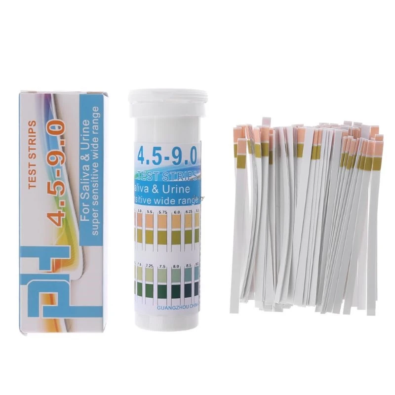 150 Strips Bottled PH Test Paper Range PH 4.5-9.0 For Urine & Saliva Indicator