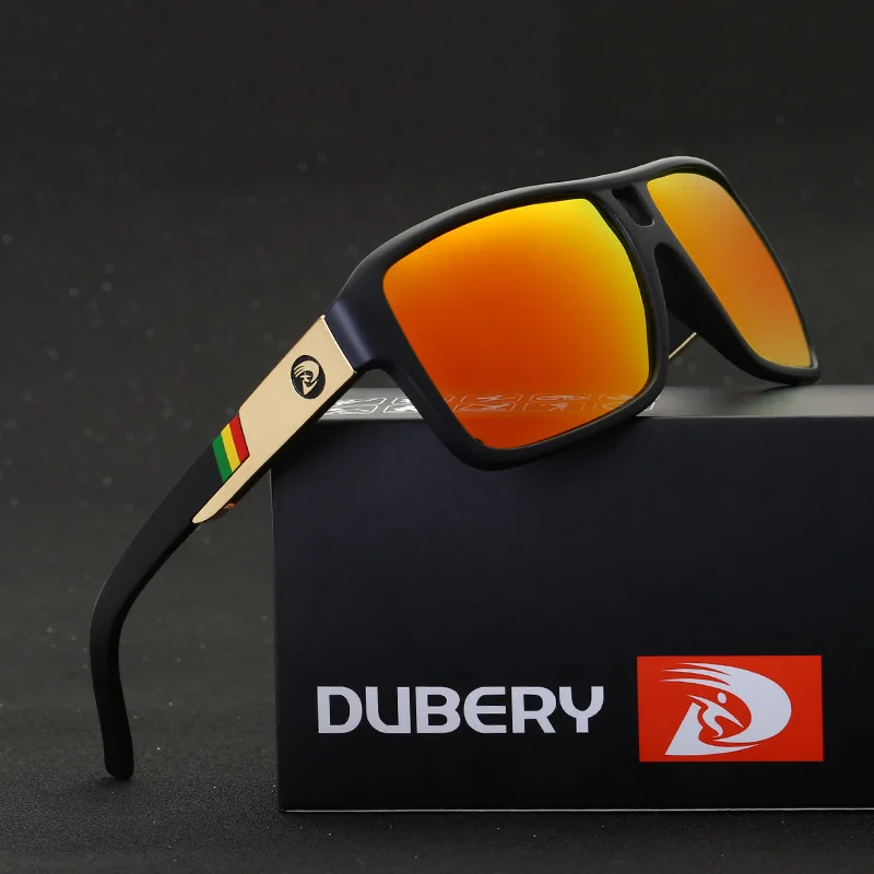 DUBERY Polarized Sunglasses Men's Driver Shades Male Sun Glasses For Men Original 2024 Luxury Brand Designer Oculos 008