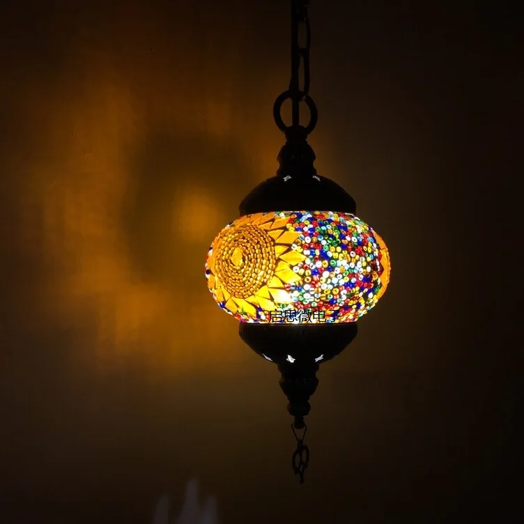 New Style E14 Turkey Handmade Romantic Balcony  Corridor Stairwell Pendant Lamp Cafe Restaurant Bar Tree Hotel Pendant Light
