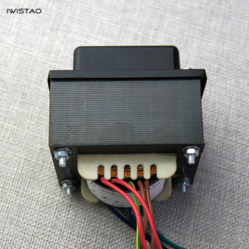 IWISTAO 70W Tube Amplifier Power Transformer Z11 Annealed Silicon Steel 250V-0-250V/100MA 6.3V/ 2A EI Transformers Audio HIFI