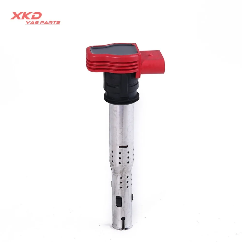 High Quality Brand New Red Ignition Coil Fit For V-W Touare-g A4 A5 A6 A8 Q7 2.7TDI 3.0TDI 3.2 V6 4.2 V8 06E 905 115 E