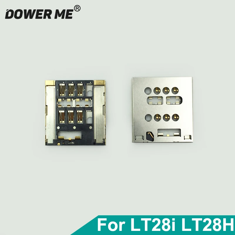 Dower Me Replacement For Sony Xperia LT28 LT28I LT28H Sim Card Reader Holder Sim Tray On Board