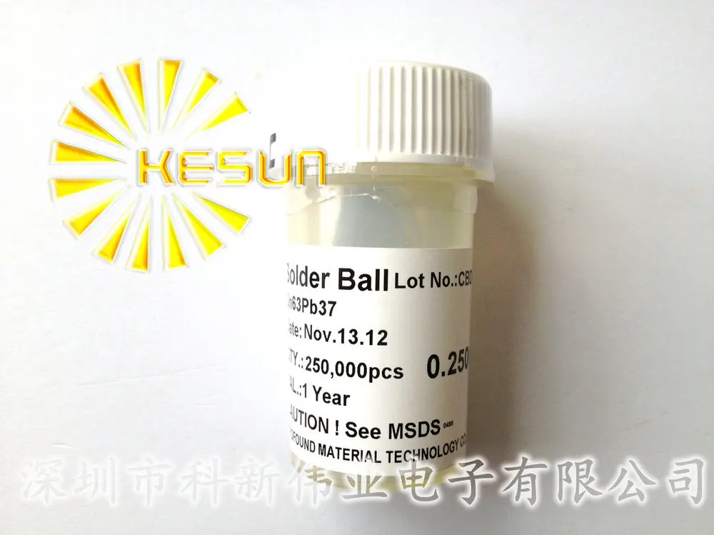 bolas de solda bga pb com chumbo sn63pb37 pmtc feito em conector de taiwan tamanhos 250k 025 025 mm 025 mm 01