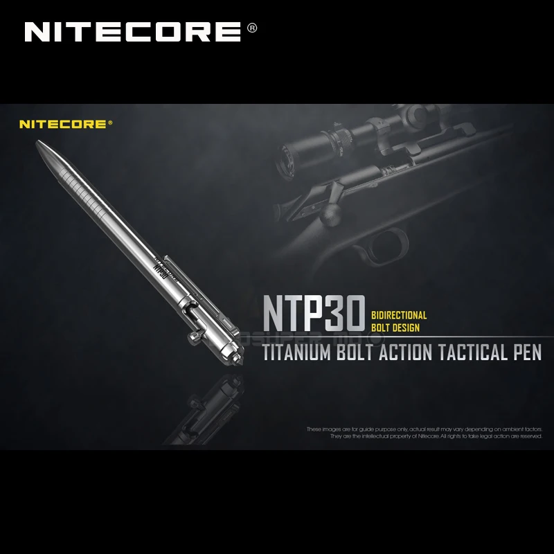 Multi-purposed Tool NITECORE NTP30 Titanium Bolt Action Tactical Pen