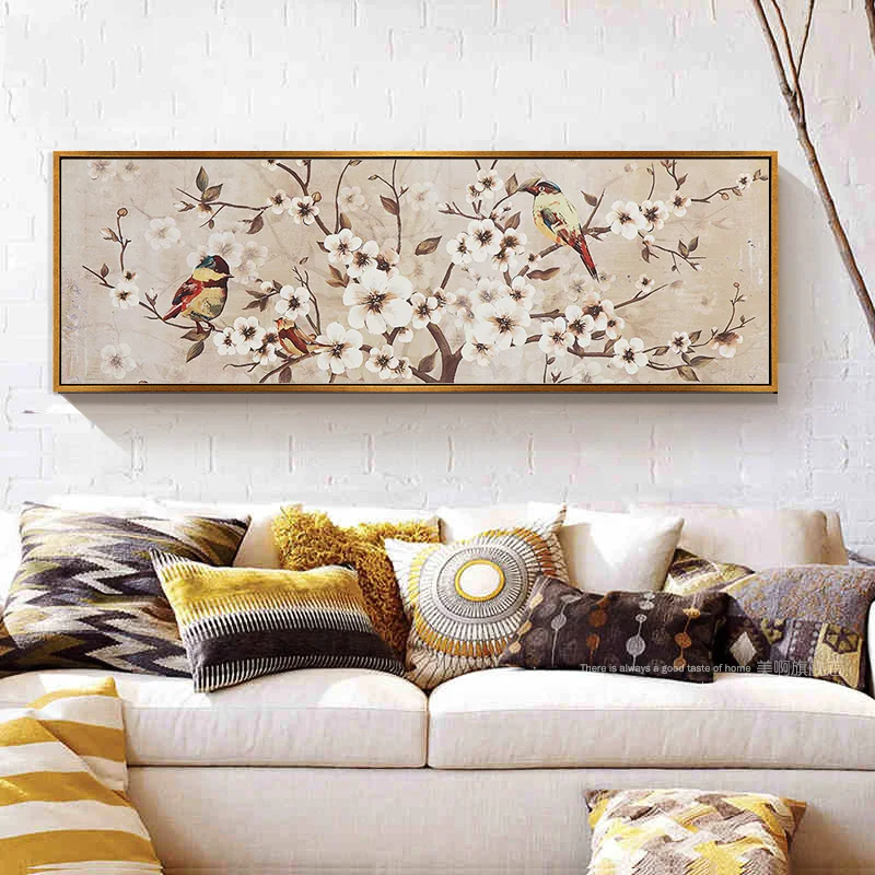 American Light Luxury Magpie Diamond Painting Full Drill Living Room 5D Diamond Painting Simple Modern Diamond Embroidery Painti