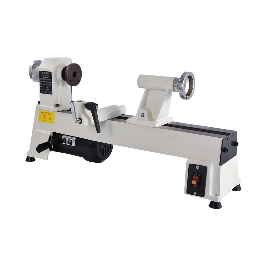 High Quality Household Small Lathe Buddha Beads Machine Wooden Bowl Processing Woodworking Lathe 220v 550W 500-3150r / min 254mm