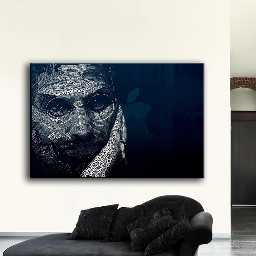 Oil Painting Wall Art Wall Decor Wall Painting Steve Jobs Nice Painting For Wall Picture No Frame Posters And Prints