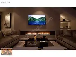 

Inno-Fire 48 inch silver or black wifi intelligent smart alcohol fireplace insert