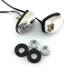 1 Pair Wiper Washer Eyes Spout Windshield Glass Water Jet Spray Nozzle Windshield White LED Light Car Water Spray Lamp