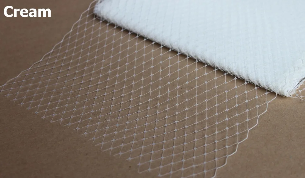 [IuBuFiGo] Birdcage Veiling Netting for Women, Fabric, Fascinator, Headpiece, Headpiece, 10 Yards per Lot, 9 \